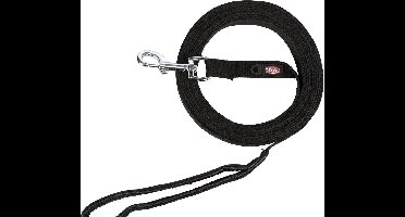 Tracking hondenriem 5m x 20mm - Zwart
