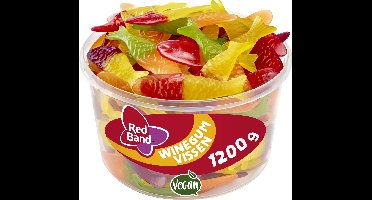 Red Band Winegum vissen - snoep - fruitige winegums - silo 100 St