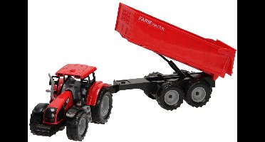 Tractor met Aanhanger 1:32