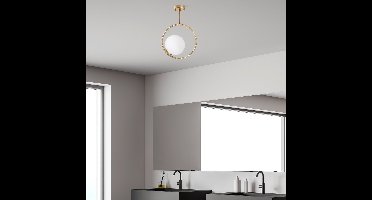 Asir - Kroonluchter - Goud - 26 x 15 x 39 cm