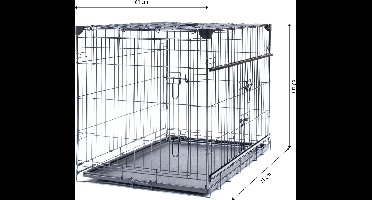 Bench Maison met schuifdeur - 91 cm