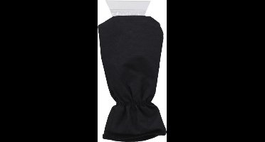 ALL RIDE IJskrabber met Warme Handschoen – zwart – 17x31,5 cm – Comfortabel & Duurzaam Winteraccessoire voor Autoruiten