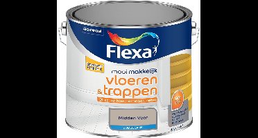 Flexa - Mooi Makkelijk Vloeren & Trappen Zijdeglans - Midden Veen - Mengverf - 2.5 L