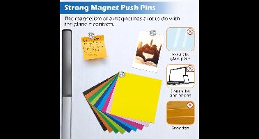 Magnetische - set van 20 stuks neodymium magneten - zilver
