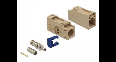 Fakra i jack 25 mm (lang) voor krimpen