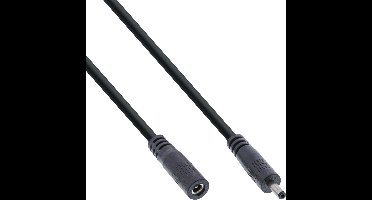 DC verlengkabel | 3,5 x 1,35mm | max. 140W | zwart | 2 meter