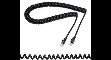 Intrekbare Cat5e Ethernet-kabel tot 2,5 m - RJ45 LAN-netwerkkabel voor laptops, desktops en routers