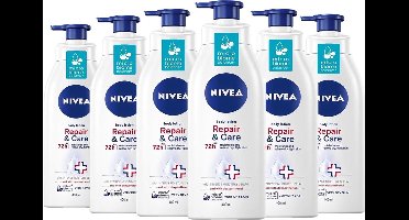 Nivea Bodylotion - Repair & Care - 6 x 400 ml