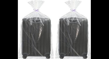 100 x 152 cm - Doorzichtige opbergzakken - Transparante Plastic Beschermhoezen - 2 stuks - Geschikt Voor stofdicht Koffers, Dekbedden - Herbruikbaar