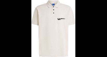 Karl Lagerfeld Regular Pique Korte Mouw Poloshirt Wit S Man