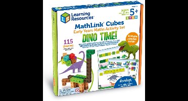 MathLink® Cubes Rekenen Activiteiten set (5+ jaar) - Dino Time / Dinosaurus
