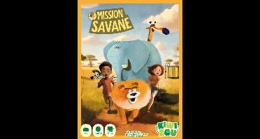 Mission Savane - Geronimo Games - Kiwizou - Kinderspel - vanaf 5 jaar oud - van 1 tot 4 spelers