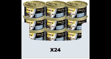Shinycat Tonijn/Garn Kattenvoer - 70 gr - 24 stuks