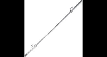 Tunturi Olympische Powerstang - Halterstang - 220 cm - Ø 50 mm - Incl. gratis fitness app