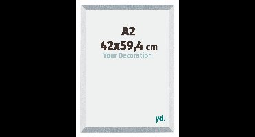 Your Decoration - Fotolijst A2 42x59,4 cm - MDF - Aluminium Geborsteld - Mura