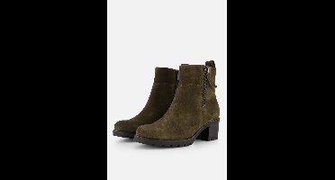 Gabor Enkellaarsjes groen Suede - Dames - Maat 38