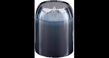 Arti Casa LED Kaars in Pot - Bewegende Vlam - Timer 6 uur - 7,5 x 10 cm - Zwart