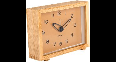 Karlsson Wekker Tipico - Geel - 19x19x13.8cm - Modern - Wekker voor slaapkamer - Wekkers