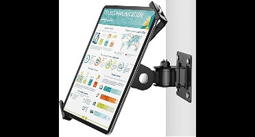 Tabletwandhouder voor 7-11 inch tablets met anti-diefstalbeveiliging