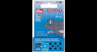 Navul.siernieten MS 9mm zilv-o.ijz.32st - Prym