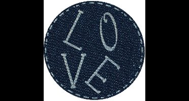 Appl. Jeans Love Blauw - Prym