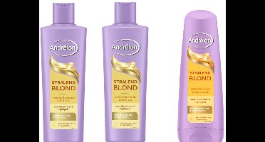 Andrélon Stralend Blond - Shampoo 2 x 250 ml & Conditioner 200 ml