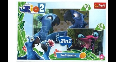 Trefl Rio 2 Puzzel 2-in-1: 24 & 48 Elementen voor Kinderen