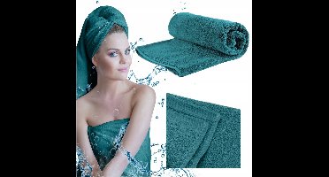 Zachte Katoenen Badhanddoek TANGO 70x140cm - Sneldrogend Frottee