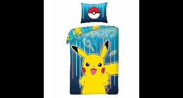 Pokemon pikachu Kinderbdengo Set 160x200 cm - 100% KATEN