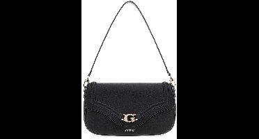 GUESS schoudertas Dea Flap Shoulder Bag Black zwart