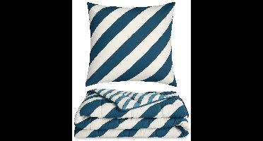 Ambiante Mares - dekbed zonder overtrek (incl. 2 kussenslopen) - 240x200 cm - Blauw - all year - wasbaar