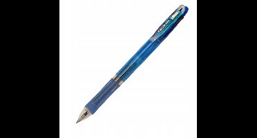 Zebra Clip On Slim 3-kleuren pen met gummen grip