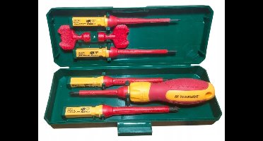 VDE Schroevendraaierset met Wisselbits, 1000V, 8 Delen