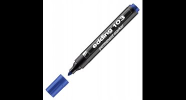 Edding E-103 Permanent Marker Blauw - 1.5-3mm Punt
