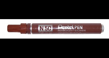 Pentel N50 Permanente Marker - Bruin