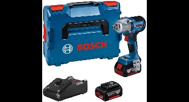 Bosch Professional GDS 18V-450 PC Accu slagmoersleutel 450Nm 1/2 borgpin 18V 5.0 Ah in L-Boxx - 06019K4103