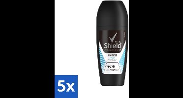 5 x Rexona Men - Invisible Fresh - Deo Roll-on - Anti-transpirant - 50 ml - Deodorant Voor Mannen - Anti-transpirant - Zweetvermindering - Frisse Geur - Huid Droog