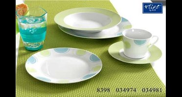 Ritzenhoff & Breker Dots koffieservies 18 delig porselein