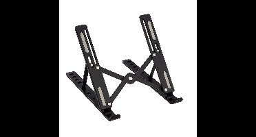 Lab31 laptopstandaard - opvouwbaar - 10 standen - 28 x 21 x 23 cm - anti-slip