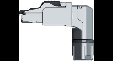 Telegärtner 100023063 RJ45-stekker, haaks, in het veld aanpasbaar 100023063 Stekker, recht 1 stuk(s)
