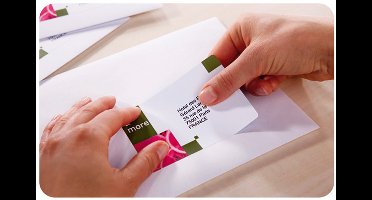 Avery adresetiketten voor inkjetprinter, 99,1 x 33,9 mm, wit