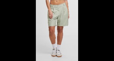 Urban Classics - Pleated Bermuda Korte broek - Taille, 29 inch - Groen