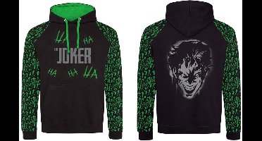 Batman The Joker Ha Hoodie BAT02261HSB Black/Green-M