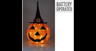 Buitengewoon de boet - LED Pompoen met Hoed 68 cm