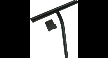 Sanifun Raamwisser Silia mat zwart– Douchewisser van RVS & Rubber