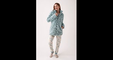 Promise - Pyjama Set Vintage - maat S - Blauw/Meerkleurig