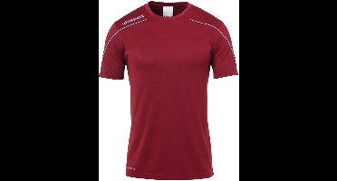 Uhlsport Stream 22 Shirt Korte Mouw Kind Bordeaux-Hemels Blauw Maat 164