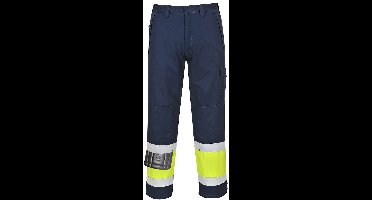 Portwest Hi-Vis Modaflame Broek MV26 - Geel/Marine - L