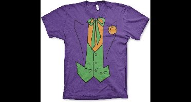 DC Comics Batman Heren Tshirt -L- The Joker Suit Paars