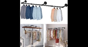 DailySupplies® Kledingstangen voor aan de Muur - Kledingrek - Kledingroede